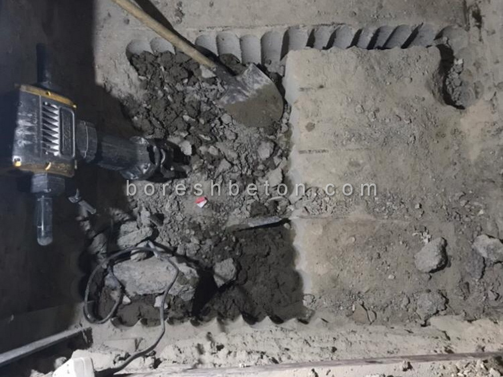 برش بتن چاله آسانسور در تهرانپارس