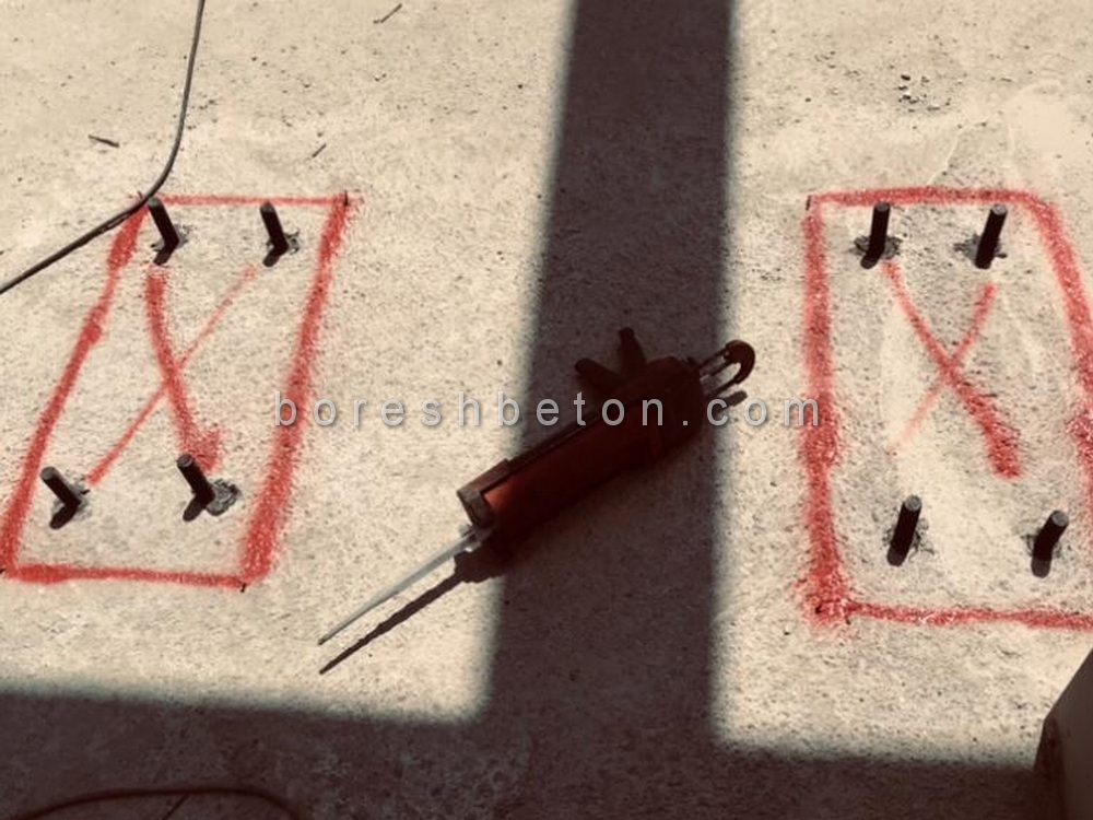 سوراخکاری و نصب پلیت پروژه دفینه