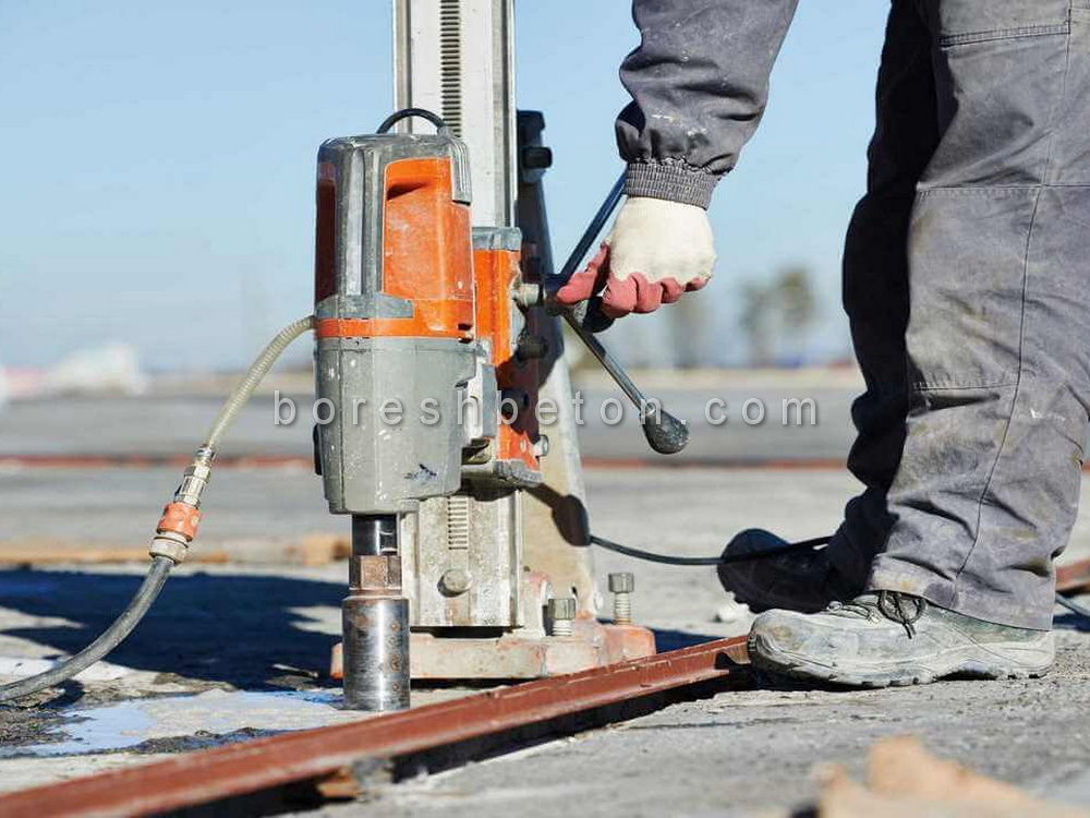 دستگاه کرگیری بتن